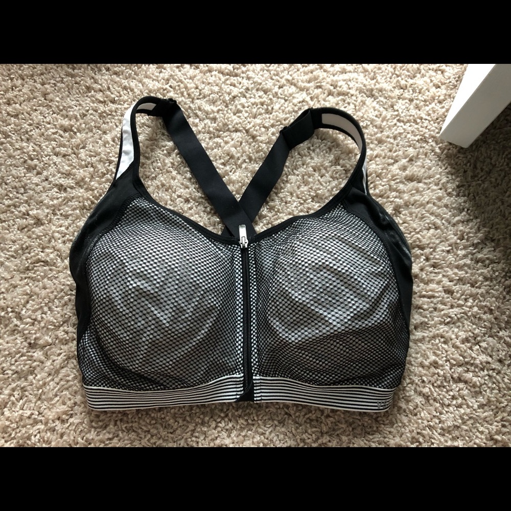 Victoria’s Secret zip-up / clip athletic bra